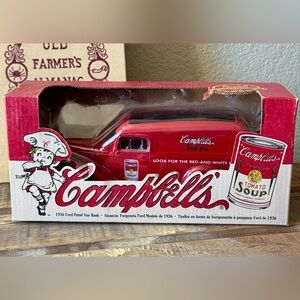 Campbell's Soup Die Cast Van Bank